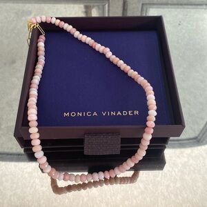 Monica Vinader opal bead necklace